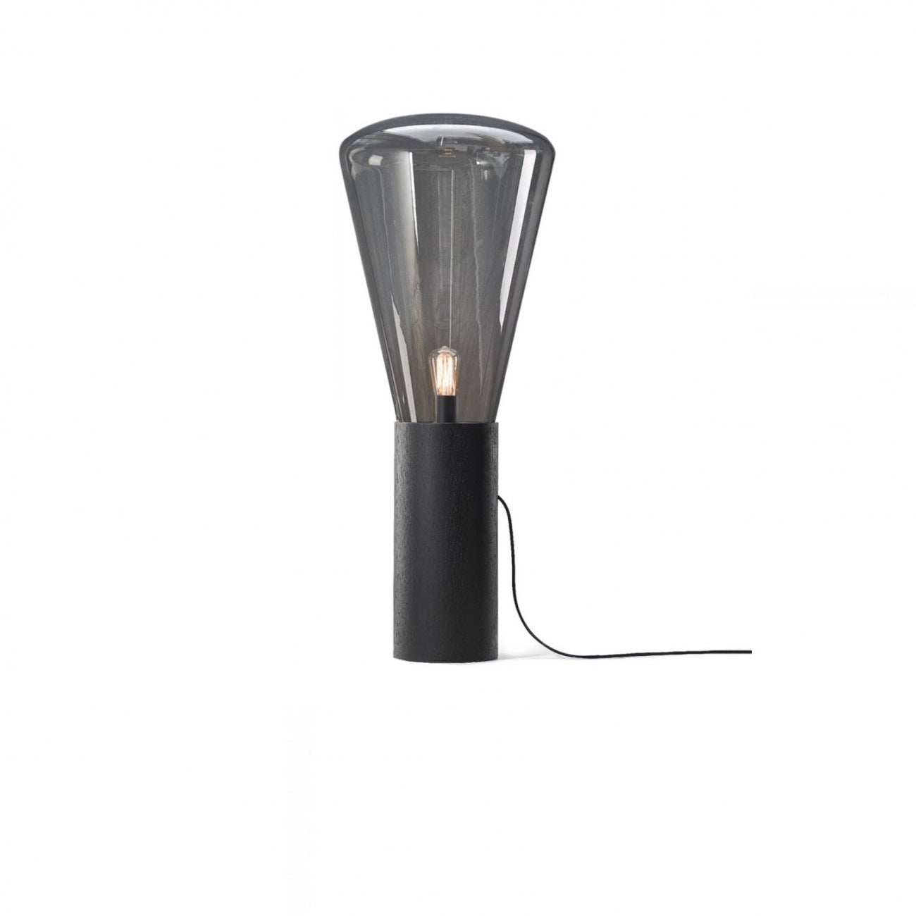 black floor lamp