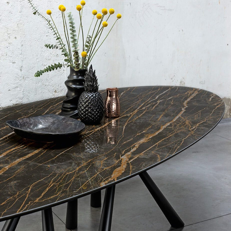 Forest oval dining table